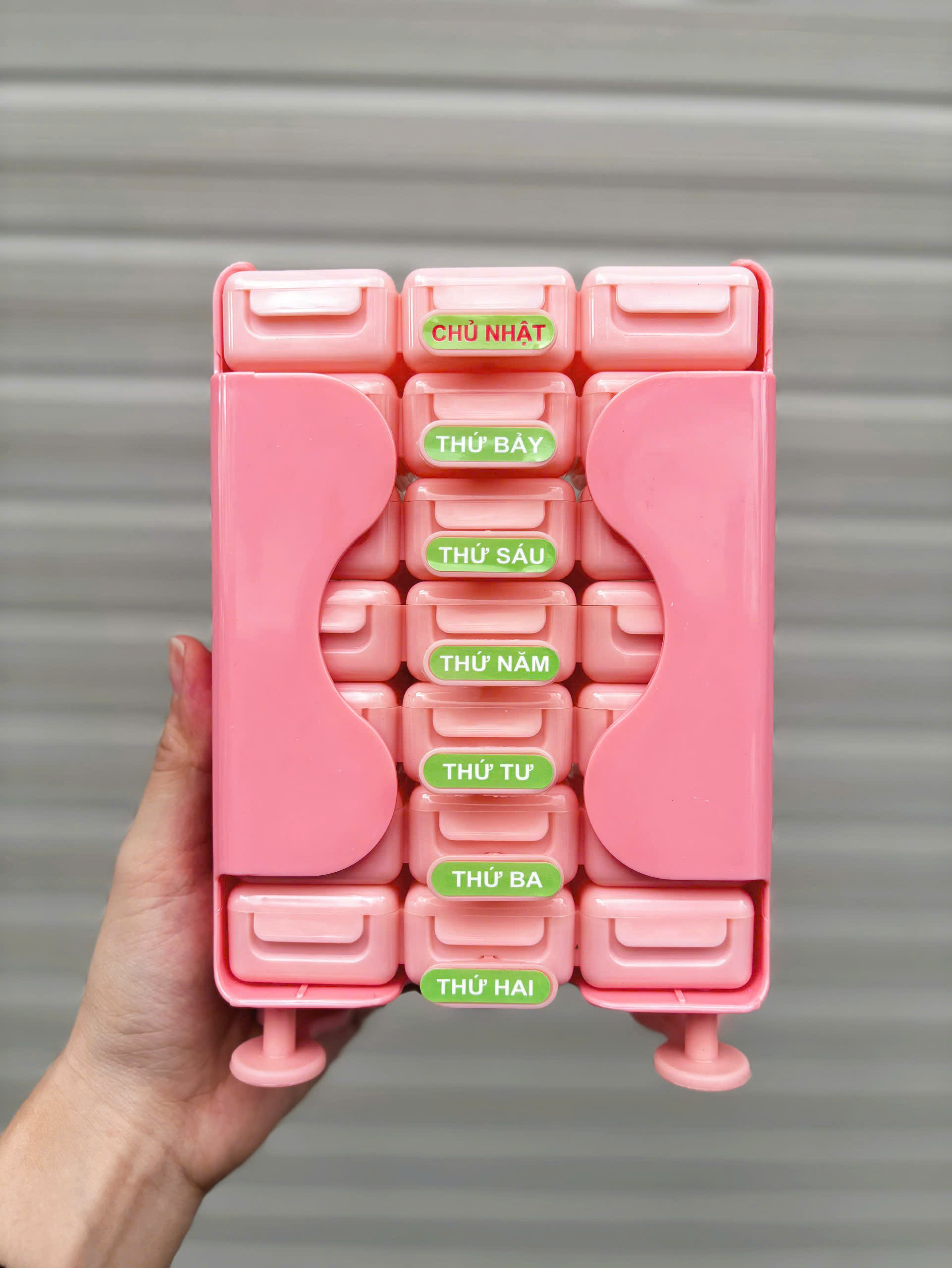 Hộp Chia Thuốc 7 Ngày Thông Minh 3 Ngăn/4 Ngăn Sáng Trưa Chiều Tối PHIÊN BẢN PREMIUM VNS308 - Ảnh 3